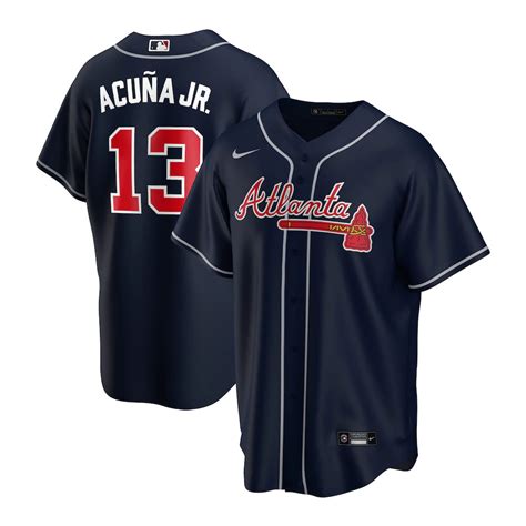 nike youth atlanta braves ronald acuna jr. home replica jersey|ronald acuna jr status for today.